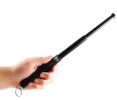 12" Expandable Steel Baton w/ Keyring