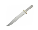 15" Stainless Steel Blade Blank Bowie Knife (BL7717)