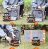 Flashfish 200W Peak Power Station with 60W Foldable Solar Panel