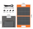 Flashfish 200W Peak Power Station with 60W Foldable Solar Panel