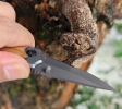 Folding Tactical Knife with Cuibourtia Wood Handle