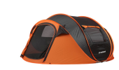 5-8 Person Black + Orange Pop-Up Camping Boat Tent