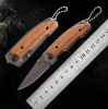 Folding Tactical Knife with Cuibourtia Wood Handle