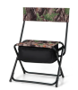 Foldable Patio Chair with Storage Pocket Backrest