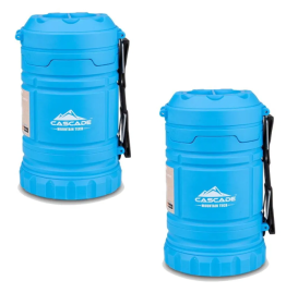 Cascade Mountain Tech Collapsible Lantern (300 Lumens - 2 Pack)