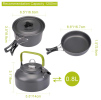 Portable Outdoor Cookware Mess Kit