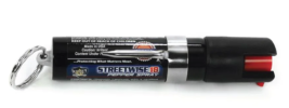 Streetwise 18 Stream Pepper Spray 0.75 oz Keyring & Clip