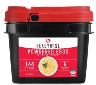 ReadyWise - 144 Servings Freeze Dried Powdered Eggs