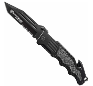 S&W Border Guard 2 Folding Tanto Blade Knife