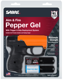 Aim and Fire Pepper Gel with Trigger and Grip Deployment