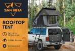 San Hima Kalbarri X Rooftop Tent Hardshell with Ladder