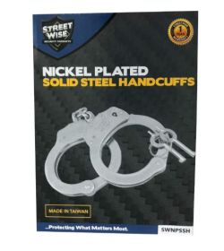 Nickel-plated Steel Handcuffs