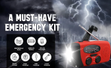 Storm Safe Multi-functional Emergency Radio (AM/FM/NOAA Weather with Solar)