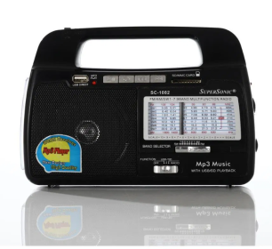 Supersonic 9 Band AM/FM/SW1-7 Portable Radio