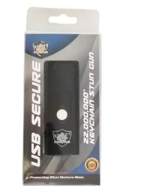 USB Secure 22,000,000* Keychain Stun Gun