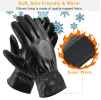 Unisex Leather Winter Gloves