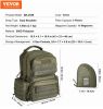 VEVOR Tactical Range Backpack for 6 Pistols (Green)