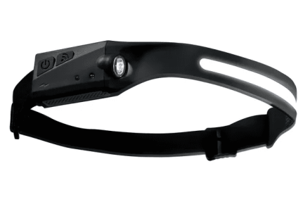 VEVOR Rechargeable 350 Lumen Headlamp (230° Wide Beam)