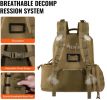 VEVOR Tactical Range Backpack for 6 Pistols (Brown)