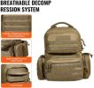 VEVOR Tactical Range Backpack for 6 Pistols (Brown)