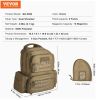 VEVOR Tactical Range Backpack for 6 Pistols (Brown)