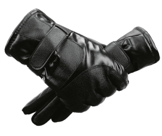 Winter PU Leather Gloves