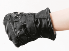 Winter PU Leather Gloves