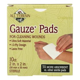 All Terrain - Gauze Pads (Latex Free - 10 Pack)