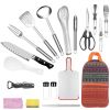 19Pcs Camping Cooking Utensil Kit with Storage Bag