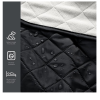 Large Waterproof Outdoor Blanket - Extra Thick Premium Quilted Fleece, Waterproof & Windproof