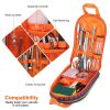 19Pcs Camping Cooking Utensil Kit with Storage Bag