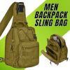 Men's Tactical Sling Chest Pack (Lt Green)