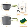 8Pcs Camping Cooking Ware Set