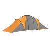 VidaXL 6 Person Tent (Gray and Orange)