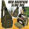 Men's Tactical Sling Chest Pack (Dk Green)