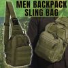 Men's Tactical Sling Chest Pack (Dk Green)