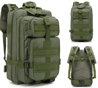 30L Outdoor Tactical Military Backpack (Color: Army Green)