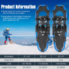 Hiking Lightweight Terrain Snowshoes With Flexible Pivot System