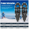 Hiking Lightweight Terrain Snowshoes With Flexible Pivot System