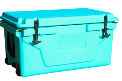 65QT Outdoor Cooler Box (Color: Light Blue)