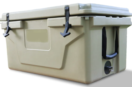 65QT Outdoor Cooler Box (Color: Khaki)