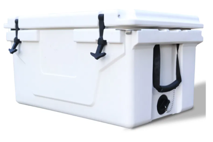 65QT Outdoor Cooler Box (Color: White)