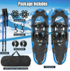 Hiking Lightweight Terrain Snowshoes With Flexible Pivot System