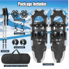 Hiking Lightweight Terrain Snowshoes With Flexible Pivot System