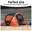 EchoSmile 2 Person Pop-Up Camping Tent