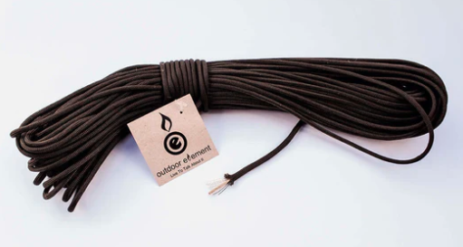 Custom Survival Paracord 100' (Color: Black)