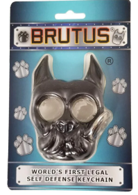 Brutus Self-Defense Keychain (Color: Black)