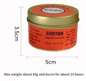 Emergency Disaster Candles (Time & Size: 15hr Single)