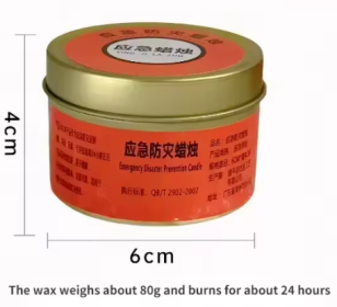 Emergency Disaster Candles (Time & Size: 24hr Single)