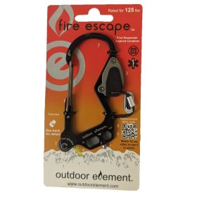 Fire Escape - Fire Starting Multi-tool Carabiner (Color: BlackForest)